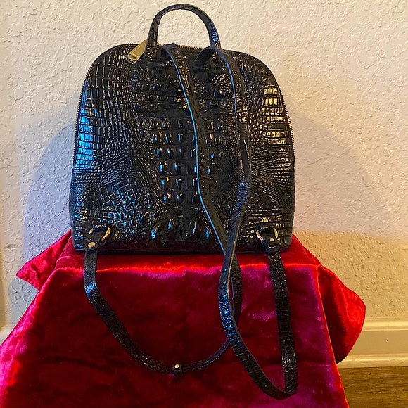 Brahmin Bags Brahmin Black Backpack Purse Poshmark
